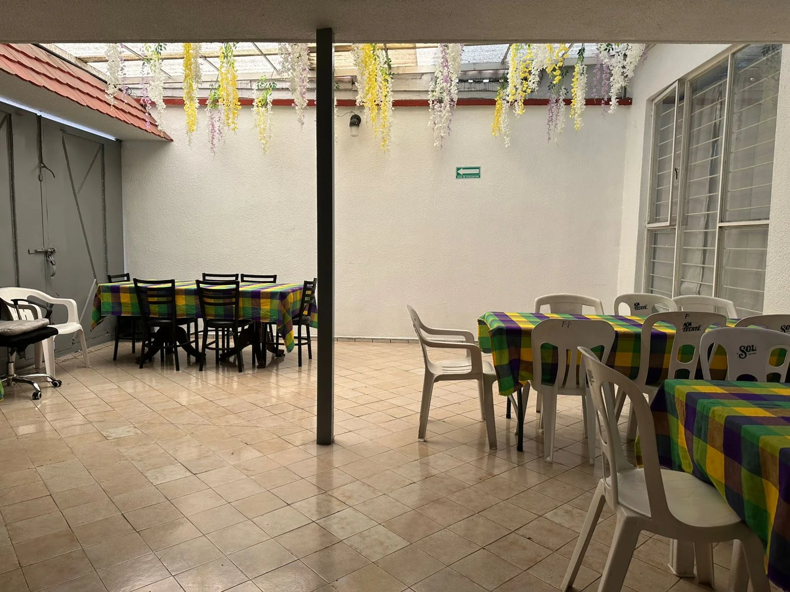 Áreas comunes para adultos mayores en residencia en Coyoacán